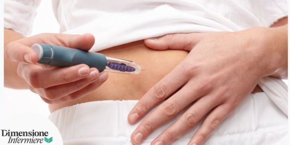 somministrazione insulina in paziente con diabete mellito