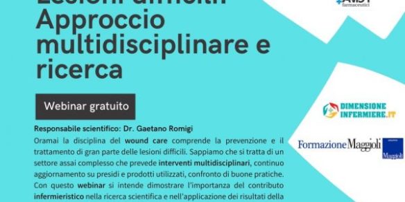 webinar gratuito Lesioni Difficili approccio multidisciplinare e ricerca
