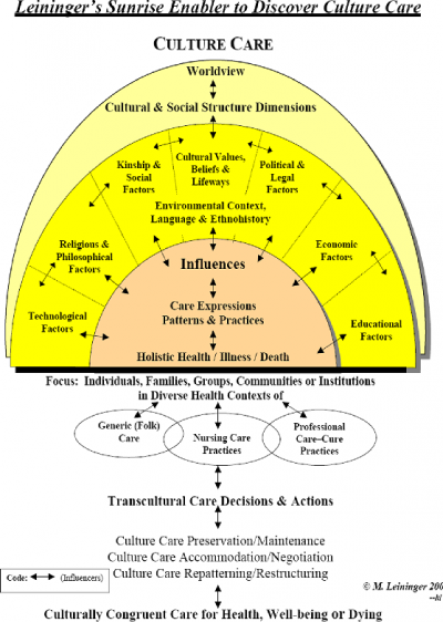 Nursing e Assistenza Infermieristica Transculturale di Madeleine Leininger 1 Infermieristica Transculturale il modello a sole nascente