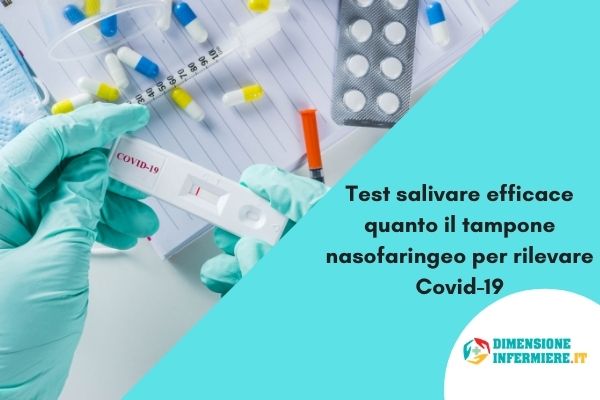 Test salivare efficace quanto il tampone nasofaringeo per rilevare Covid-19