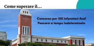 Concorso per 100 Infermieri Ausl Pescara a tempo indeterminato