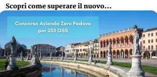 Concorso Azienda Zero Padova per 253 OSS