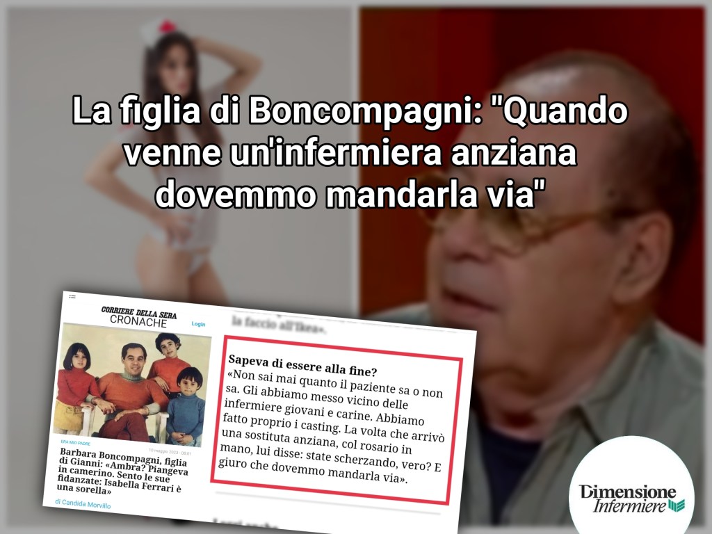 «Infermiere? Papà le voleva solo giovani e carine, abbiamo fatto dei casting» 1 AddText 05 10 05.16.48