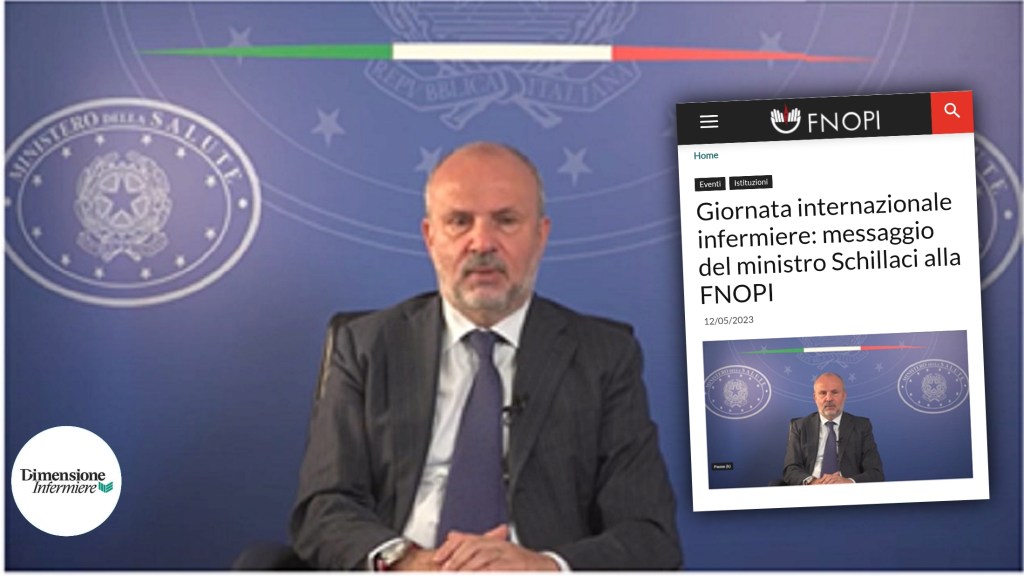 Schillaci, videomessaggio alla FNOPI: «Infermiere figura essenziale» 1 AddText 05 12 07.49.04