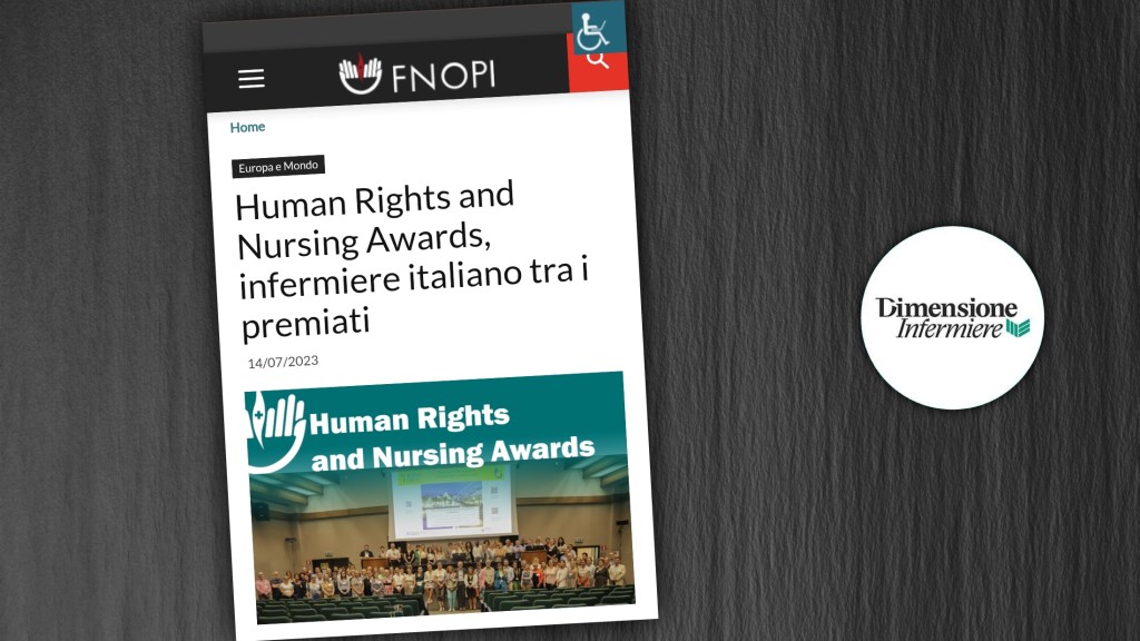 Human Rights and Nursing Awards 2023, premiato infermiere italiano 1 AddText 07 14 10.51.28