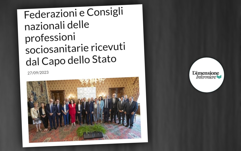 FNOPI ricevuta da Mattarella con le altre Federazioni e i Consigli nazionali delle professioni sociosanitarie 1 AddText 09 28 10.57.45