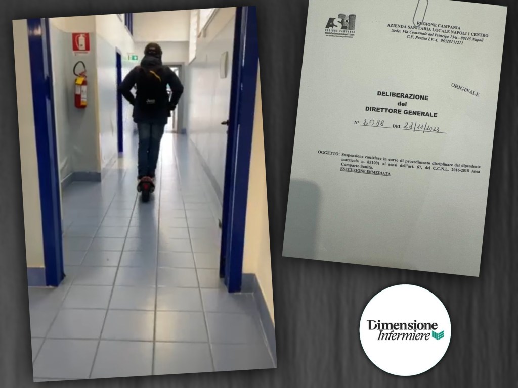 Dipendente Asl a spasso con il monopattino in corsia: sospeso. È un infermiere? 1 AddText 11 29 09.10.05