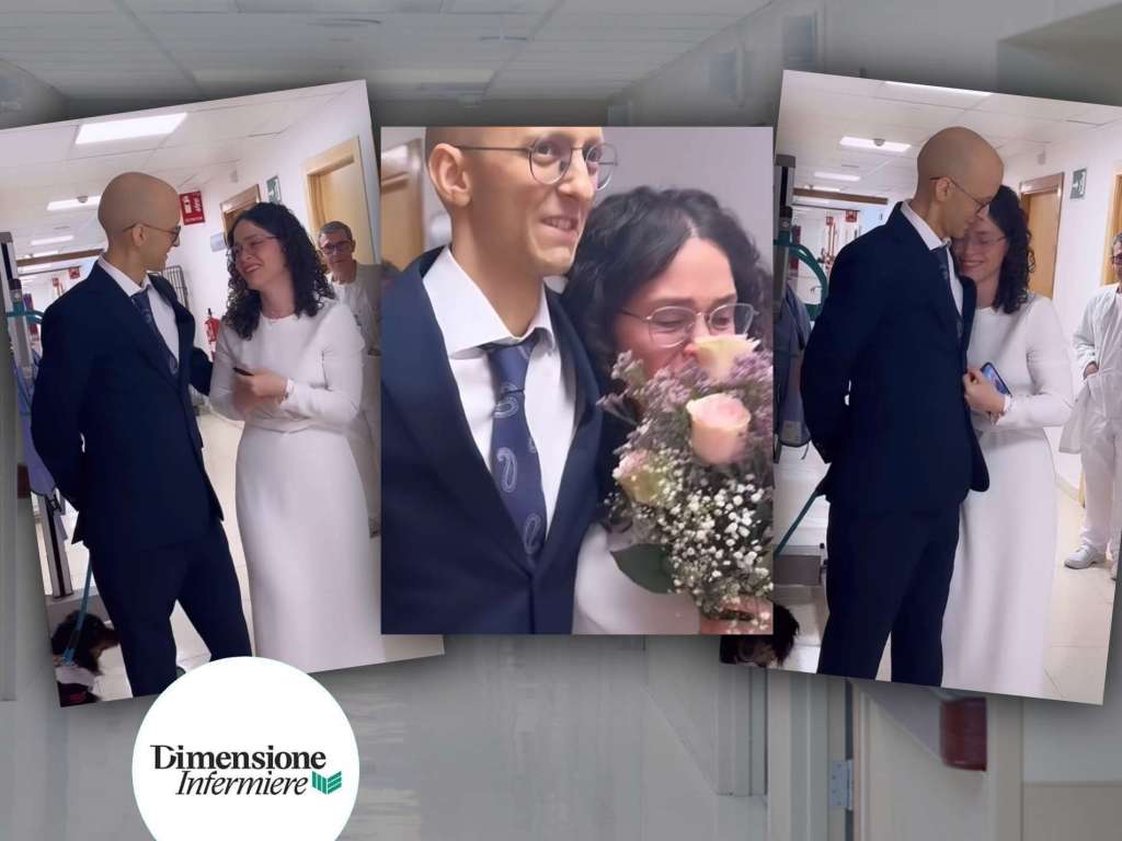 Matrimonio nel reparto di cure palliative: malato terminale sposa fidanzata 1 AddText 04 30 09.20.15