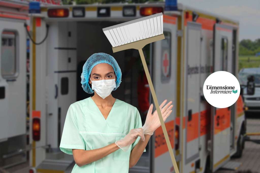 In Calabria i professionisti infermieri puliscono e sanificano le ambulanze 1 1742070670876