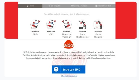Come donare gli organi con pochi click 
