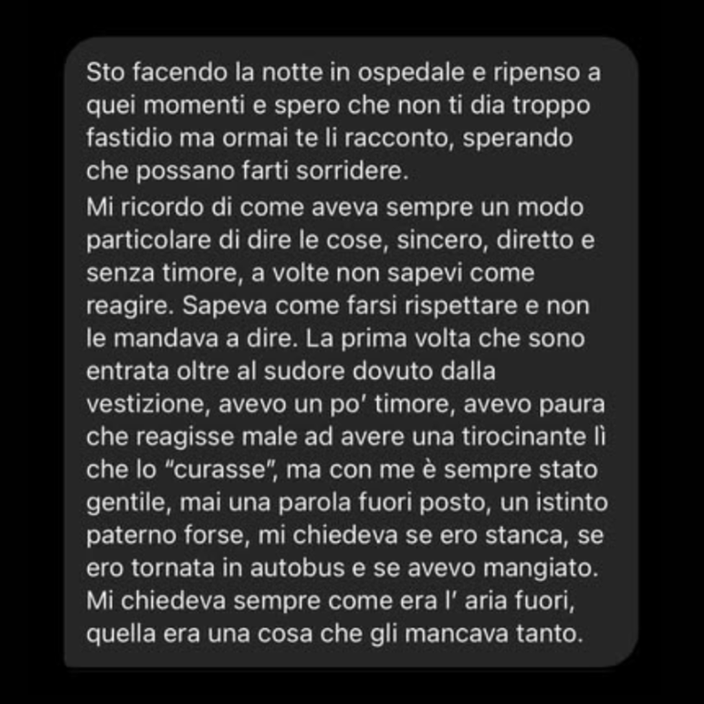 Il ricordo di Sinisa Mihajlovic dellinfermiera che se ne prese cura 1